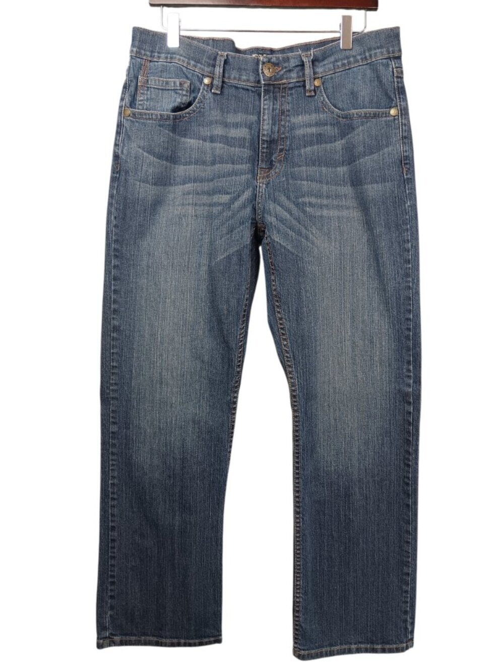 CODY JAMES Men's Western Straight Leg Blue Jeans 34W x 30L Medium Wash Rodeo